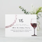 Vintage machine à écrire Anniversaire Invitations (Debout devant)