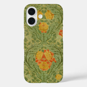Vintage Mackmurdo Roos en Blad Bloemmotief Kunst iPhone 16 Hoesje