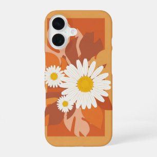 Vintage Madeliefjes op Blok iPhone 16 Hoesje