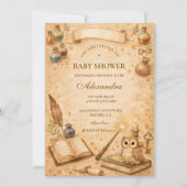 Vintage Magic Potion Baby Shower Kaart (Voorkant)