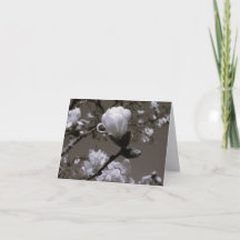 Vintage Magnolia Bloesem Notitiekaarten – Cottage