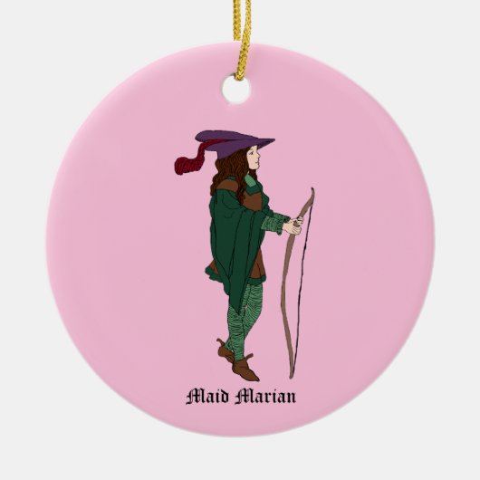 Vintage Maid Marian Ornament (Voorkant)