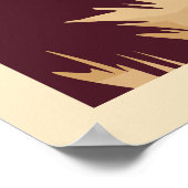 Vintage Maldives Sea Turtle Poster (Coin)