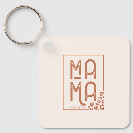 Vintage Mama Sleutelhanger (Voorkant)