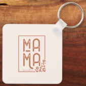 Vintage Mama Sleutelhanger (Achterkant)