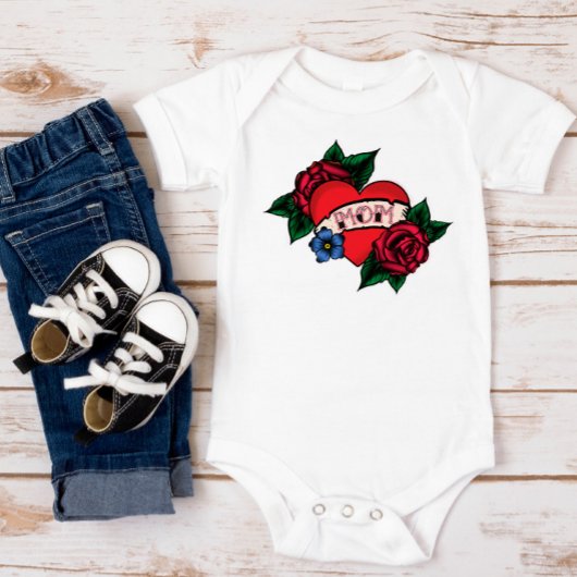 Vintage mama Tattoo Baby Bodysuit