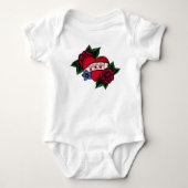 Vintage mama Tattoo Baby Bodysuit (Voorkant)