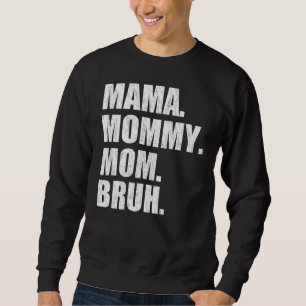 Vintage mammie blauwe Moederdag voor vrouwen Trui