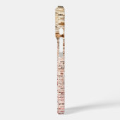 Vintage Mammoth Chart coque iphone - Cool rétro! (Verso / Gauche)