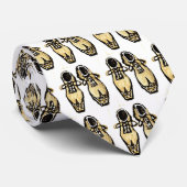 Vintage Mannen schoenen Stropdas (Opgerold)