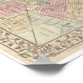 Vintage Map of Brooklyn Poster (Hoek)
