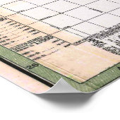 Vintage Map of Chicago Poster 1920 (Coin)