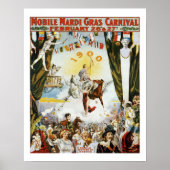 Vintage Mardi Gras Poster (Voorkant)