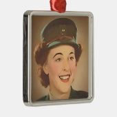 Vintage Marine Metalen Ornament (Rechts)