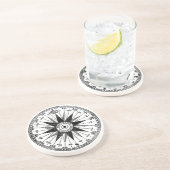 Vintage Mariner's Compass onderzetter (Zijkant)