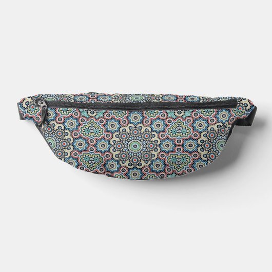 Vintage Marocain Bleu & Motif Turquoise (Poser)