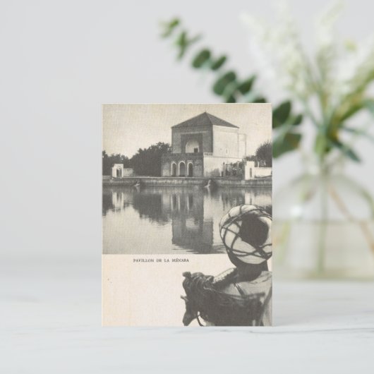 Vintage Marrakesh, Maroc Briefkaart (Staand voorkant)