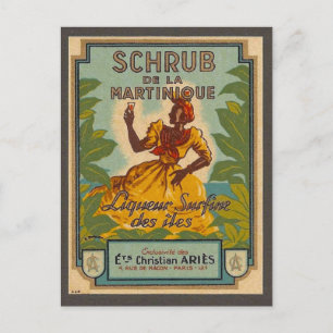 Vintage Martinique Briefkaart