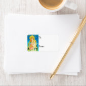 Vintage Mary en Jesus Gift Label (Insitu)
