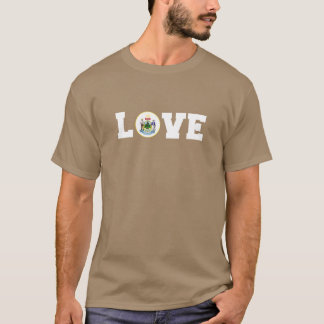 Vintage Maryland Staatszegel Liefde Actief T-shirt