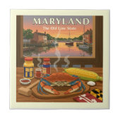 Vintage Maryland Tegeltje (Voorkant)