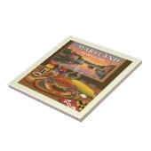 Vintage Maryland Tegeltje (Zijkant)