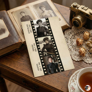 Vintage Matriarch Moeder Maagd Generaties Film S Foto Afdruk