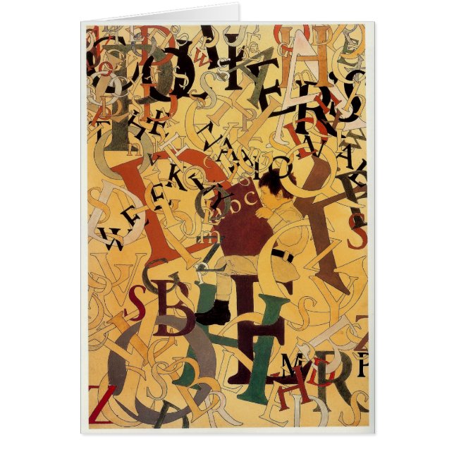 Vintage Maxfield Parrish Alphabet (Voorkant)