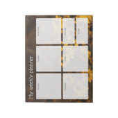 Vintage meadow Weekly Planner Notitieblok (Gedraaid)