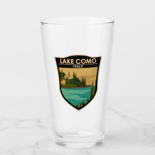 Vintage meer Como Italië Glas