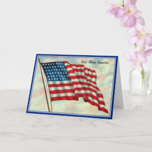 Vintage Memorial Day- wenskaart Kaart
