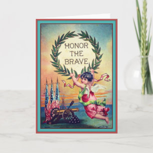 Vintage Memorial Day- wenskaart Kaart