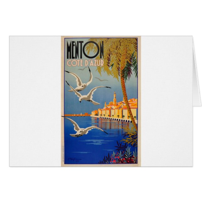 Vintage Menton CoTe D'azur (Devant horizontal)