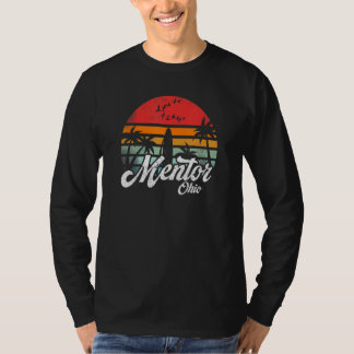 Vintage Mentor Ohio Funny Beach Sport Waves Surfin T-shirt