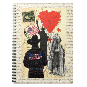 Vintage Merica Notitieboek