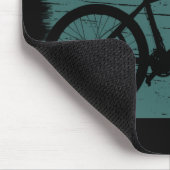vintage met een mountainbiking muismat (Hoek)