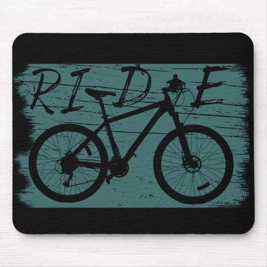 vintage met een mountainbiking muismat (Voorkant)