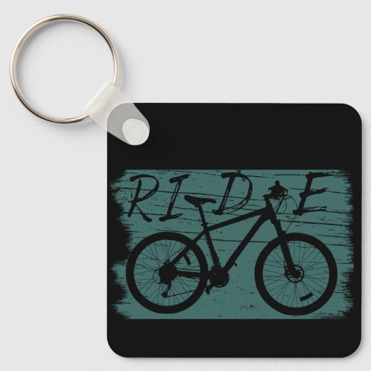 vintage met een mountainbiking sleutelhanger (Voorkant)