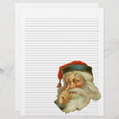 Vintage met kerstinslag bekleed papier (Voorkant / Achterkant)