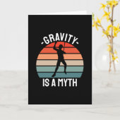 Vintage met rotsclimmer kaart (Gele Bloem)