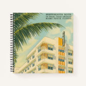 Vintage Miami Art Déco Carnet Spiral (Devant)