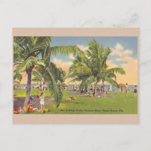 Vintage Miami Beach Florida carte postale