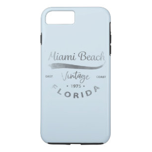 Vintage Miami Beach Floride Cool iPhone 7 Coque