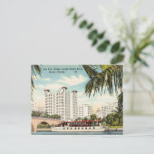 Vintage, Miami, Miami Briefkaart (Staand voorkant)