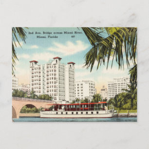 Vintage, Miami, Miami Briefkaart