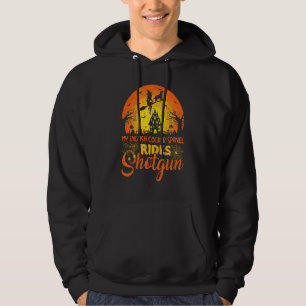 Vintage Mijn Engelse Cocker Spaniel Hond Rijdt Sho Hoodie