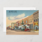 Vintage, Miles City, Montana Briefkaart (Voorkant / Achterkant)