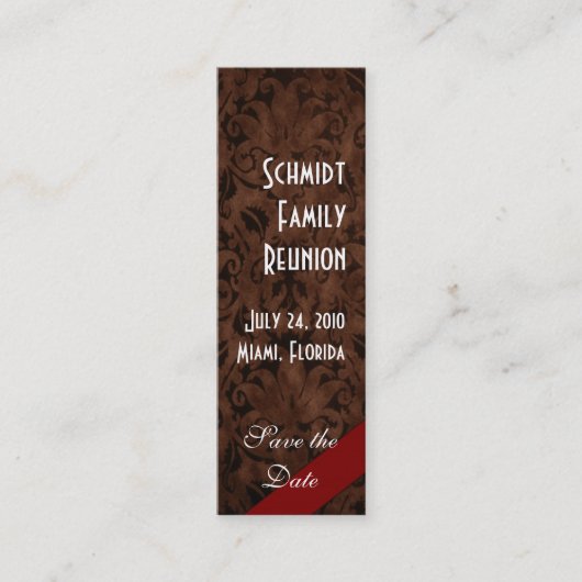 Vintage Mini Visitekaartje (Voorkant)