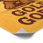 Vintage Minnesota Golden Gophers Mascot Poster – C (Coin)