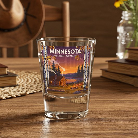 Vintage Minnesota Shot Glas